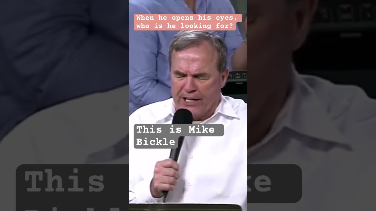 Mike Bickle Opens His Eyes after praying for the vulnerable… why?