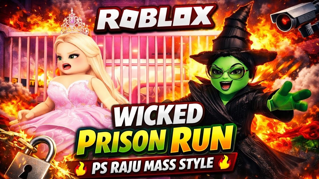 WICKED PRISON RUN ESCAPE 💥 FULL MASS GAMEPLAY#roblox