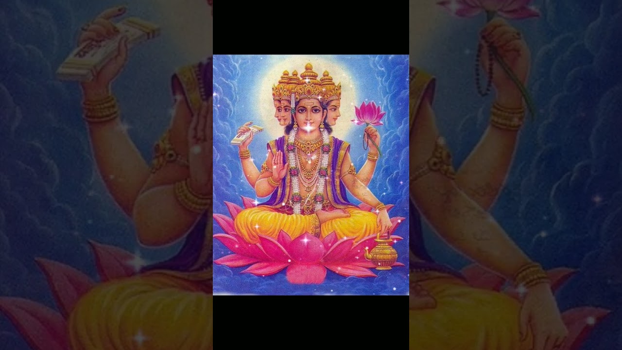 Powerful Lord Brahma Mantra for Peace & Success || lord brahma WhatsApp Status2022