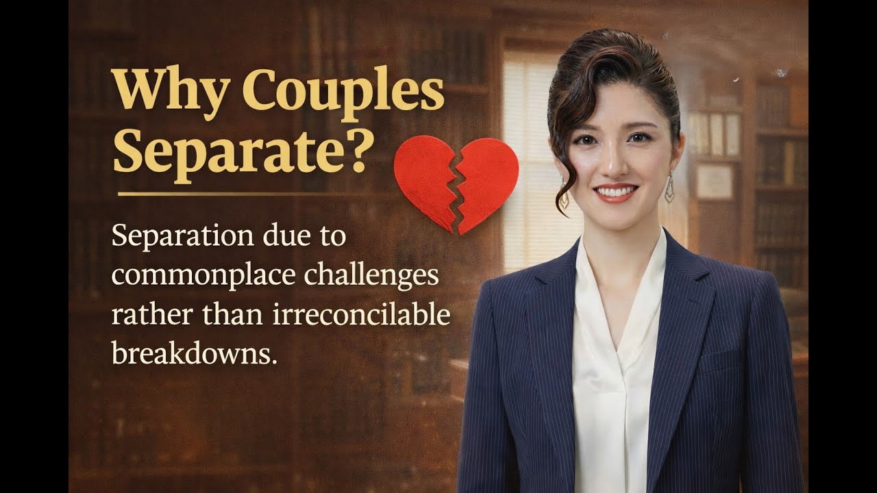 YTTLAW : Separation due to commonplace challenges rather than irreconcilable breakdowns.