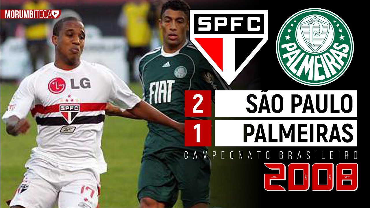 São Paulo 2x1 Palmeiras - 2008 - DOMINANDO O CHOQUE REI DO BRASILEIRÃO!!👑