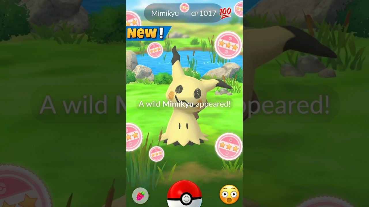 Ненастоящая мечта!🤯 Поймайте Мимикью со 100 IV в Pok&eacute;mon Go.