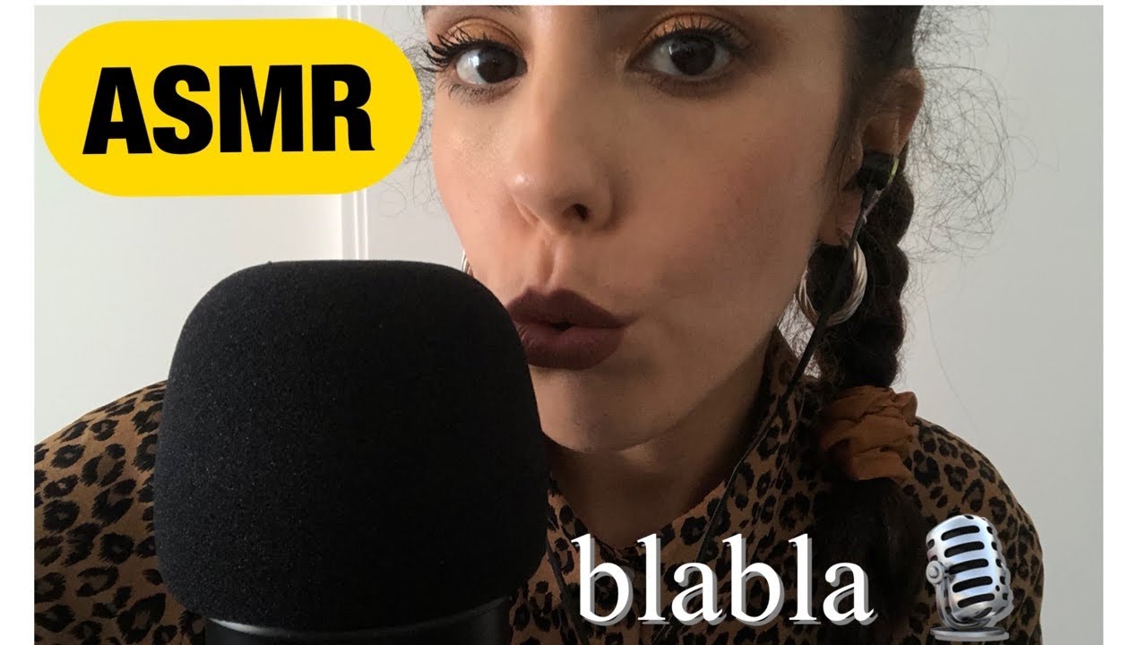 ASMR FR - Blabla près du micro (+chewing-gum)