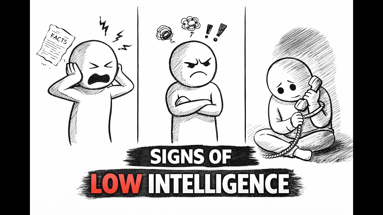 6 Surprising Signs of Low Intelligence Most People Ignore
