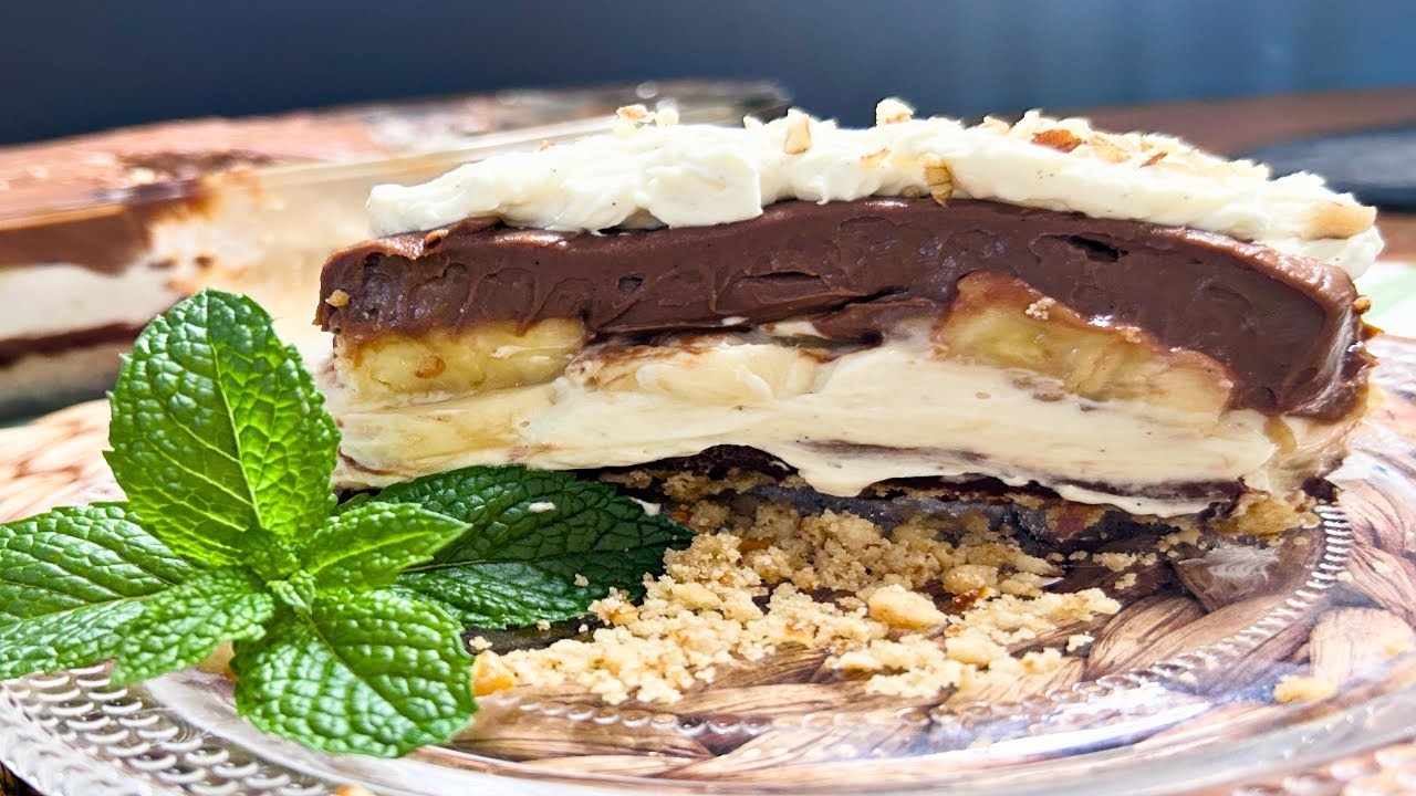 6 Layer Chocolate Banana Pudding Pie Recipe