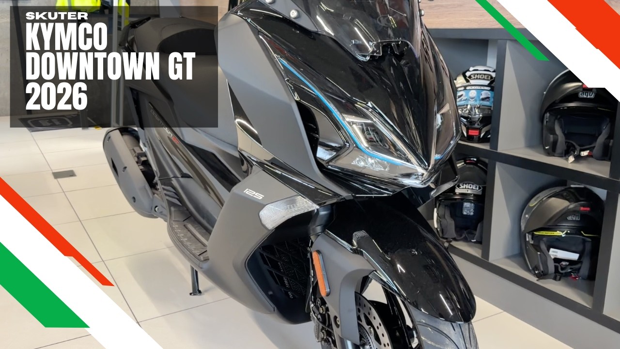 Najlepszy maxi skuter na kategorię B? 125cc, kt&oacute;ra udaje 400 - Kymco Downtown GT 125 2026