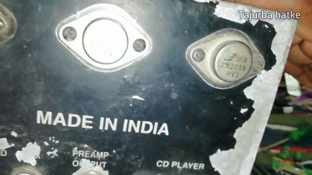 Old Modal Amplifier Repair Modify 150w
