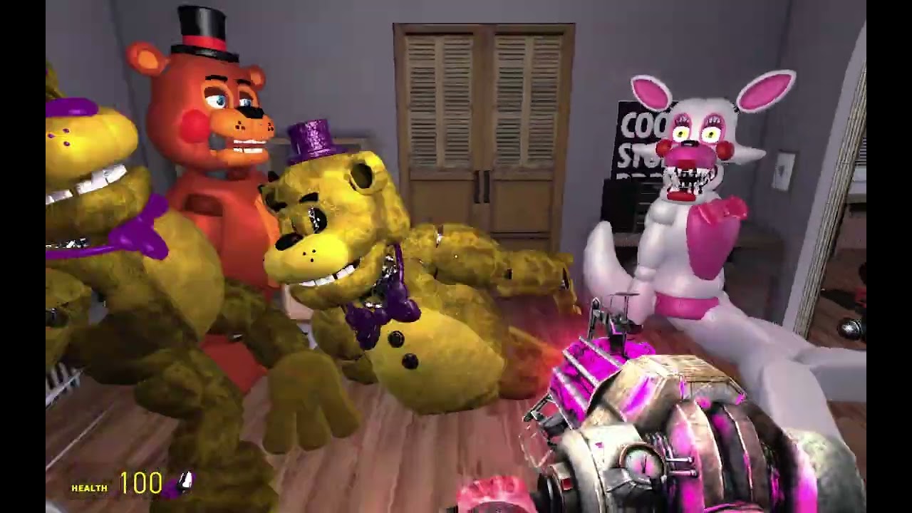 Fredbear vs Blacklight golden Freddy