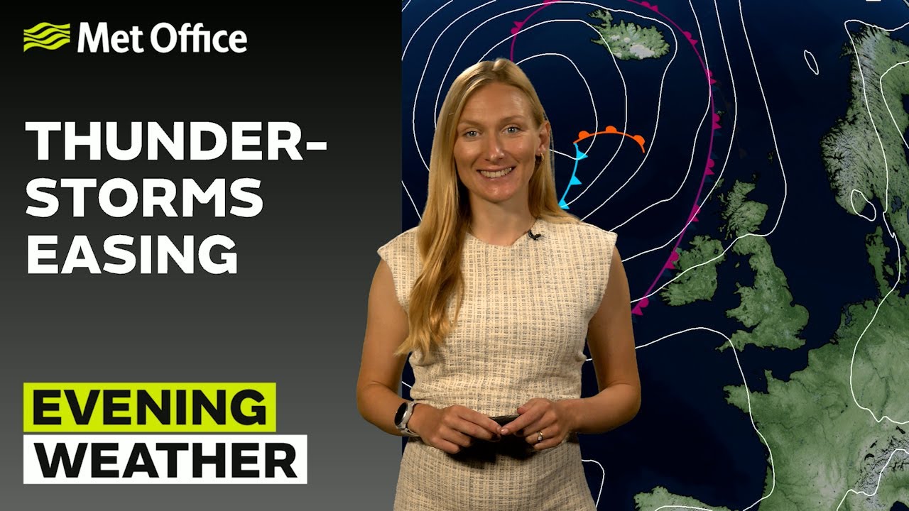 01/08/24 – Warm and muggy again  – Evening Weather Forecast UK – Met Office Weather