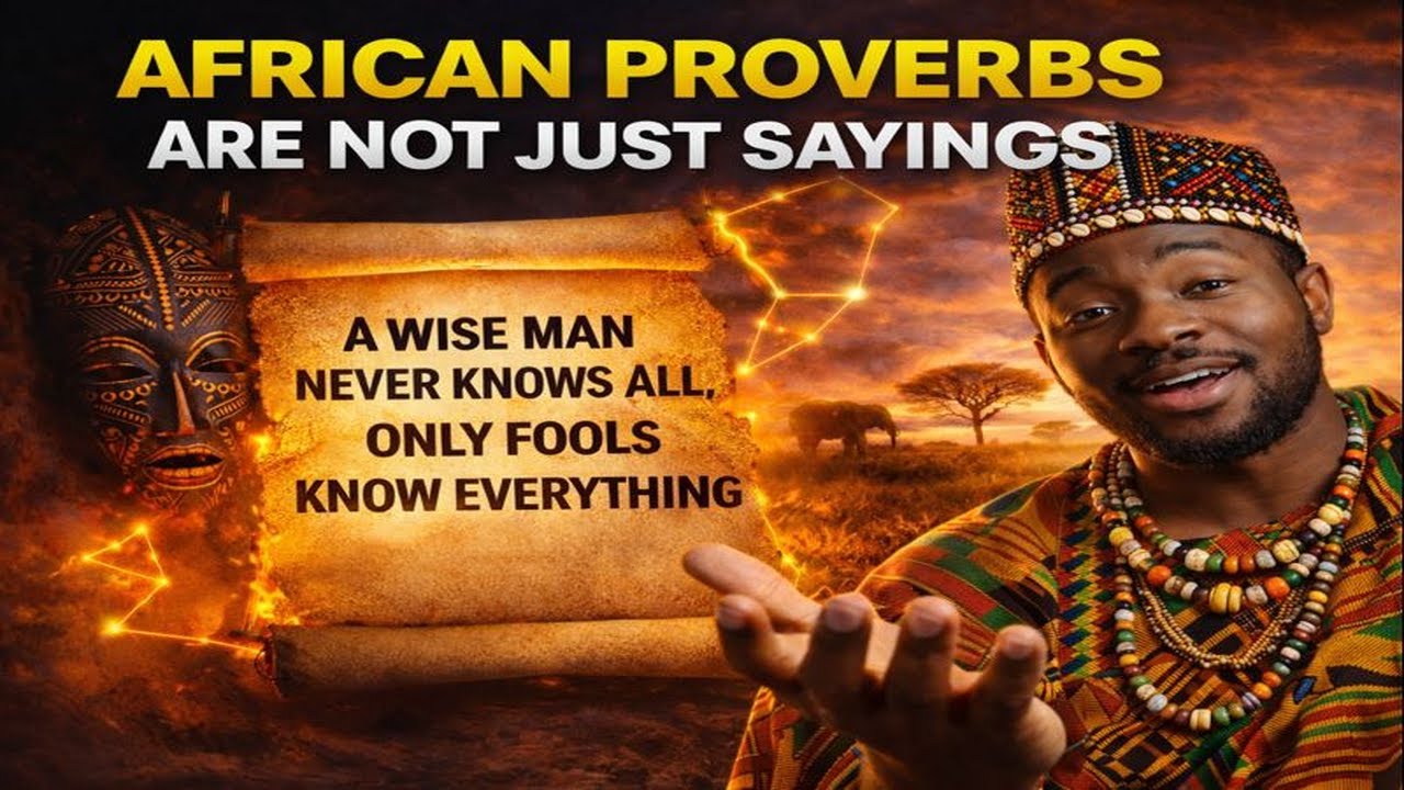 AFRICAN PROVERBS ARE NOT JUST SAYINGS