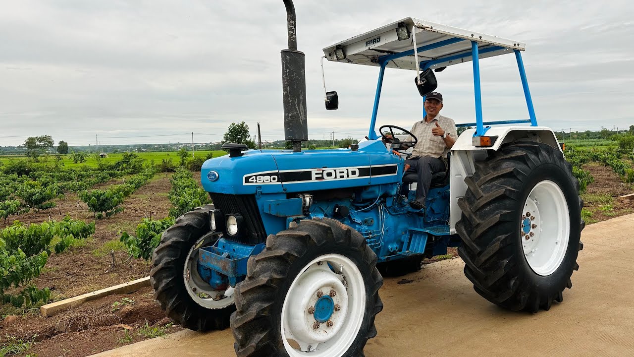 Ford 4830 Lốc Gân 65HP Đem Lại Sức Mạnh Cho Mùa Vụ Mới. Nông Cơ Bảy Ghì LH 0918.152.958
