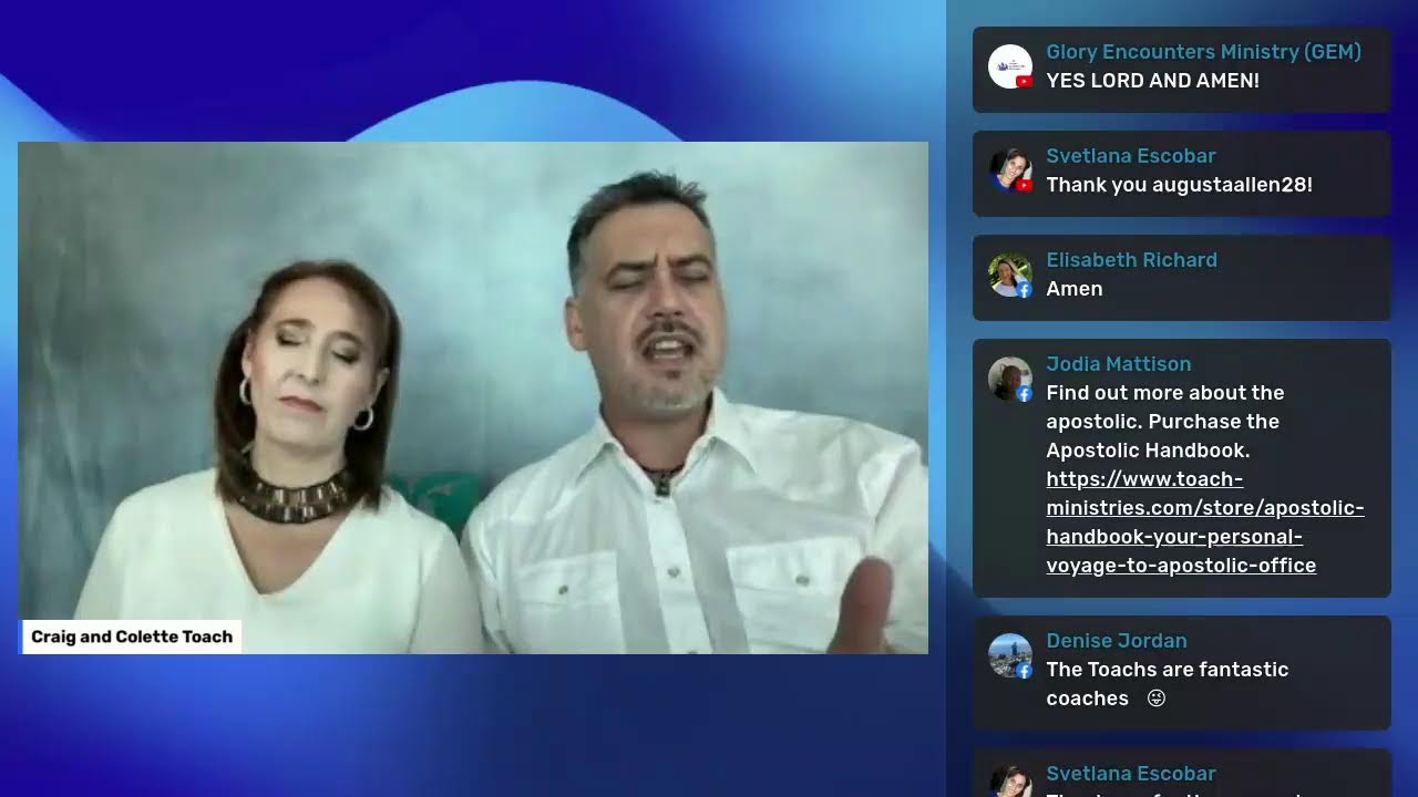 Apostolic Types with Apostles Craig & Colette Toach