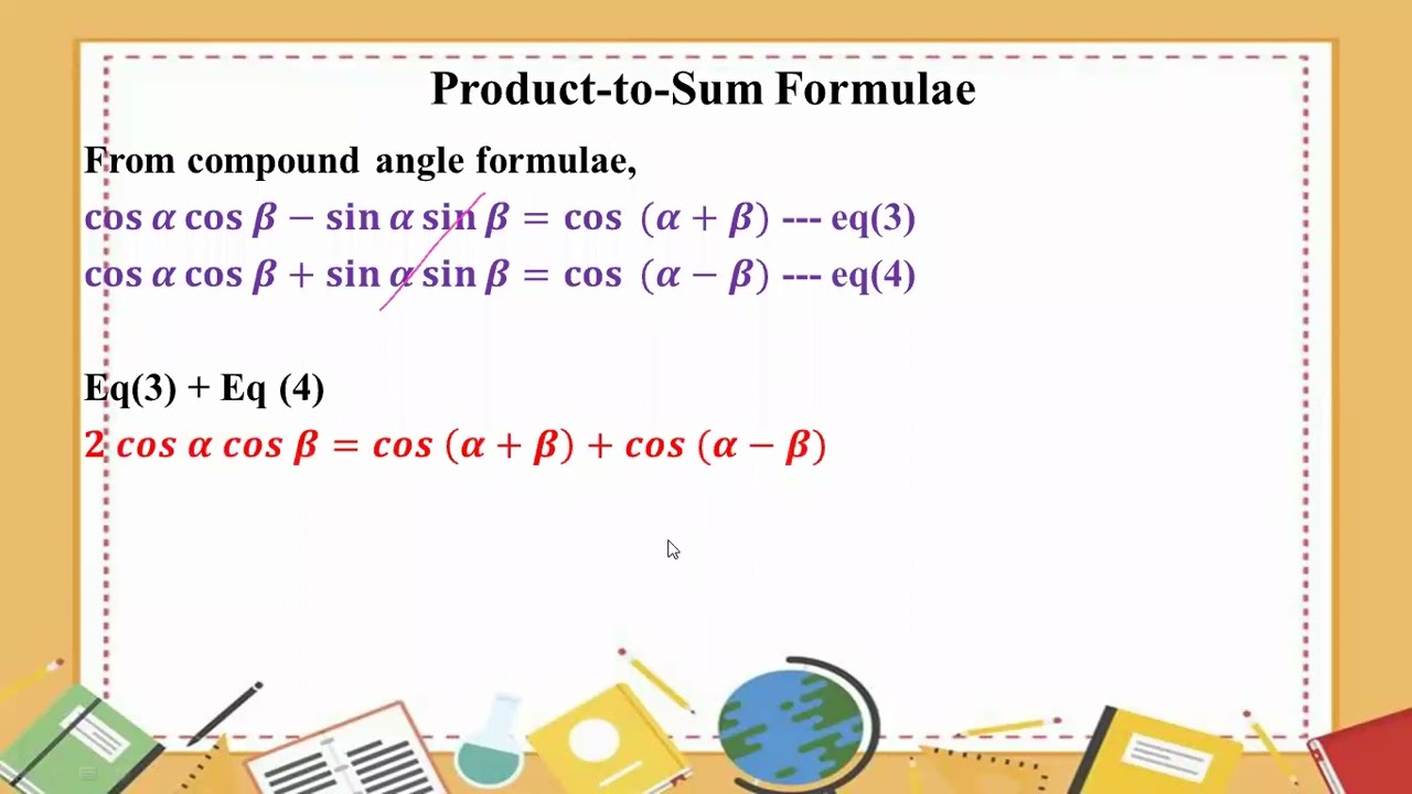 # Grade 11 Math (new course) ch 10 (product-to-sum formulae)