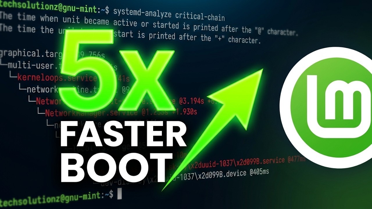Linux Mint 22.3 Cinnamon медленно загружается? РЕШЕНО! Ускоряем запуск ПК с помощью этих настроек