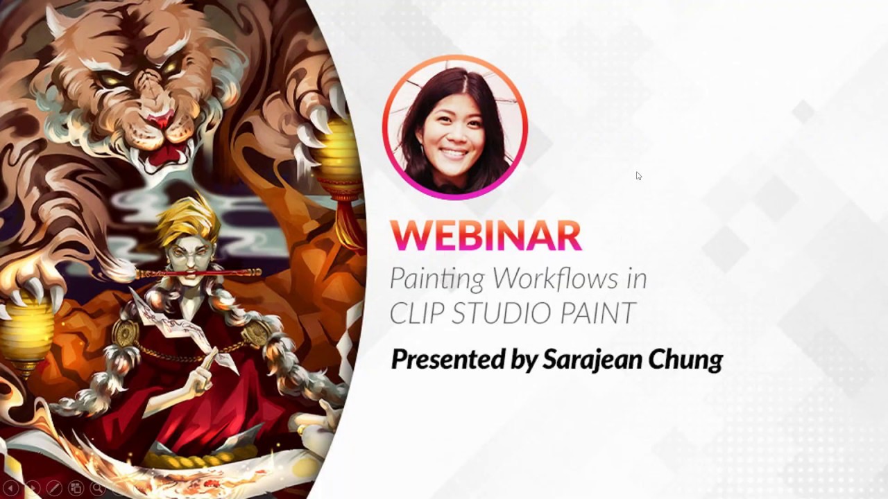 Webinar 🇬🇧 &ndash;  Painting Workflows in CLIP STUDIO PAINT with Sarajean Chung