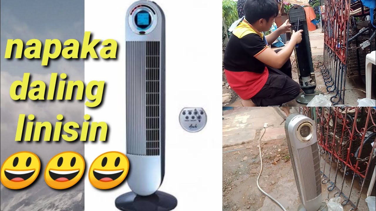 Asahi Tower Fan Cleaning