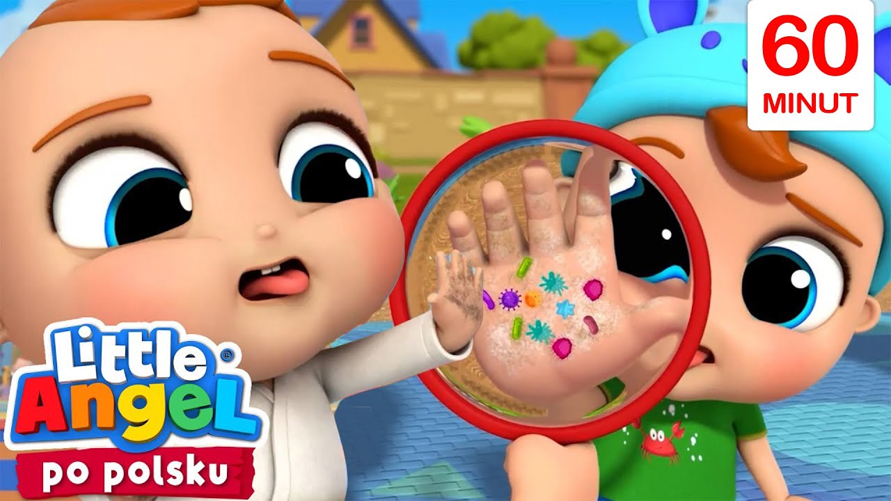 Pozbywamy się zarazków - Myj ręce | Piosenki Dla Dzieci | Little Angel Po Polsku