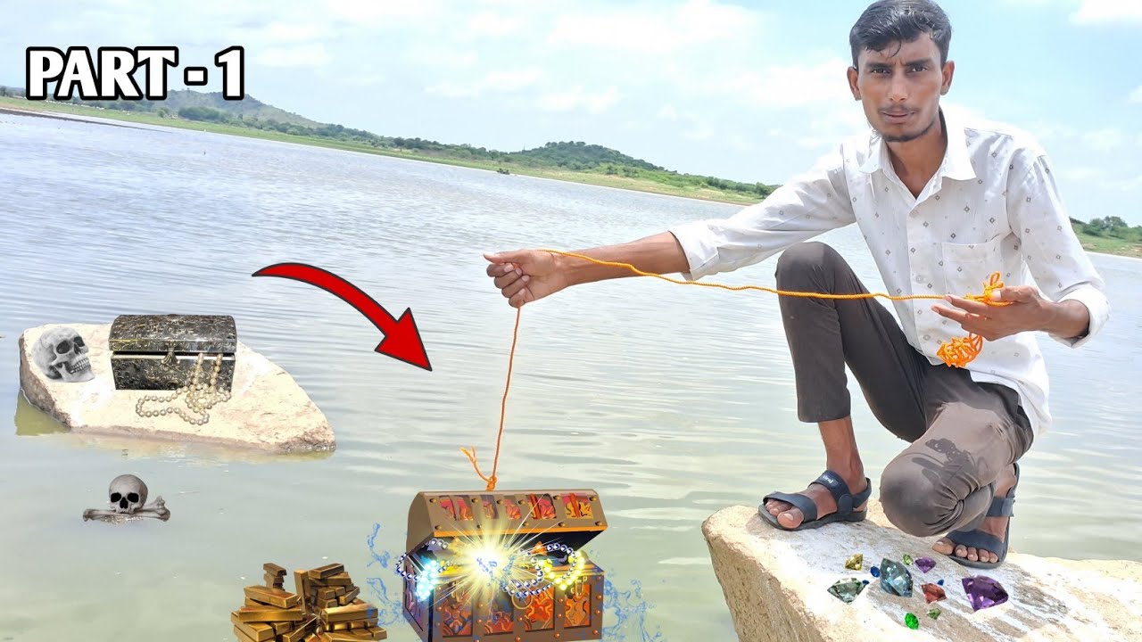 Treasure Hunt || खजाना ढूंढते हुए मिला कुछ अजीबो गरीब चीज़े || Treasure In The Pond || 😯 Part - 1