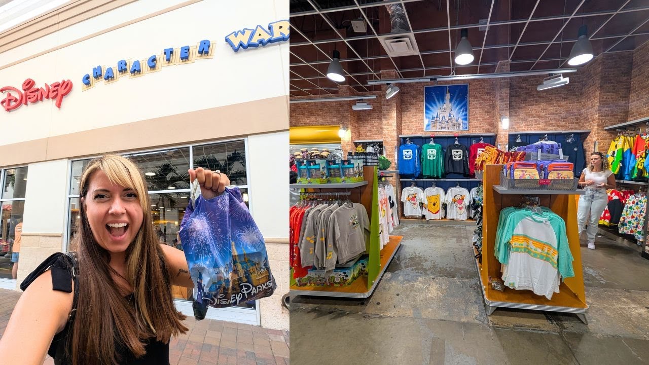 Shopping at the Disney Character Warehouse Outlet on I-Drive in Orlando! 