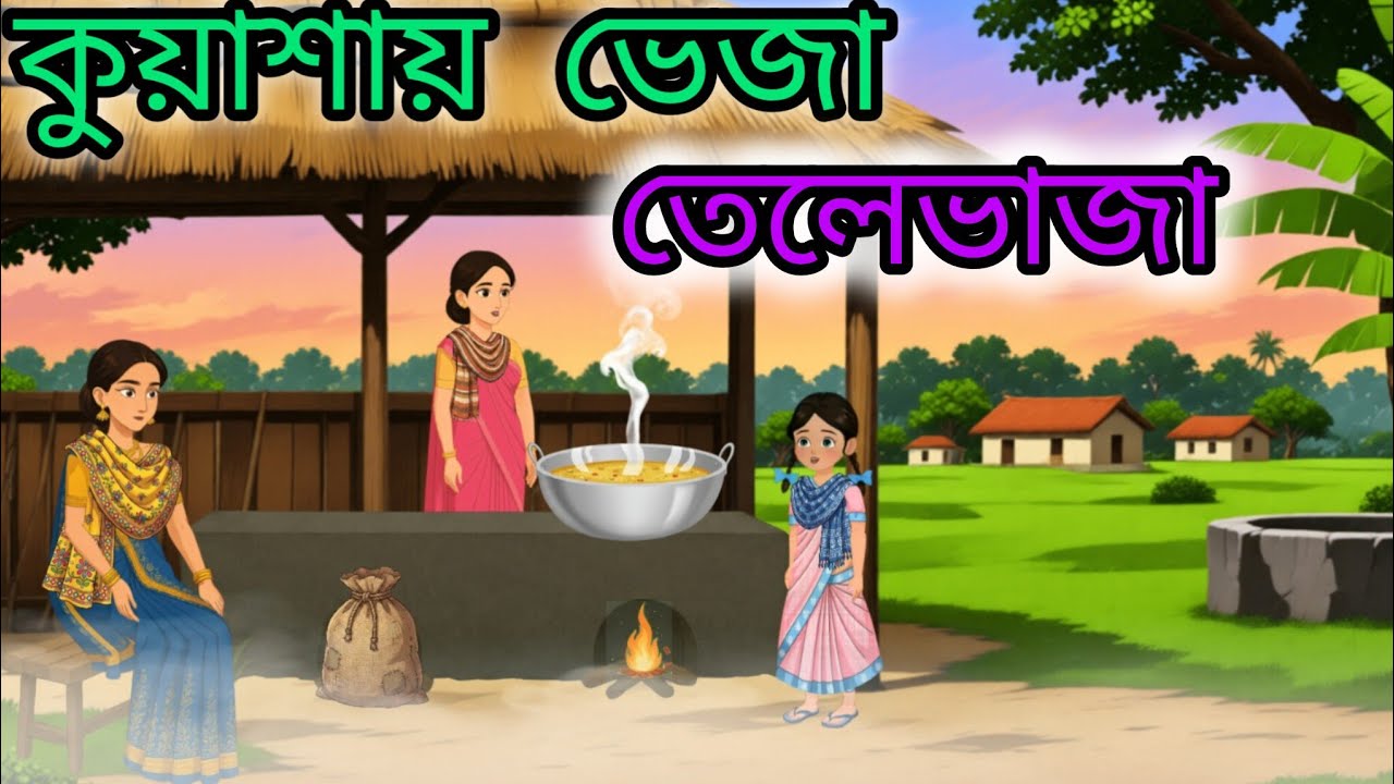 কুয়াশায় ভেজা তেলে ভাজা।। Rupkothar golpo Thakurmar jhuli golpo.Bengali fairy tales