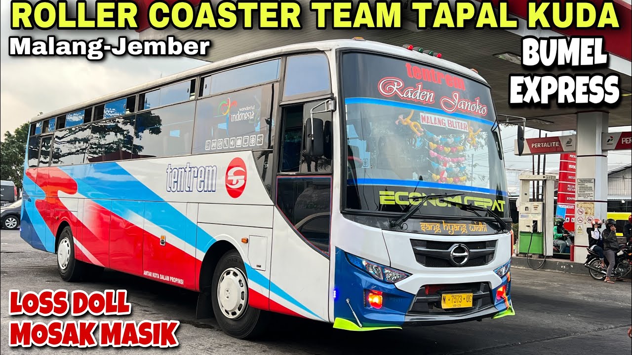 Roller Coaster Tapal Kuda ❗️ Loss Doll Bumel Express ❗️| trip Tentrem N 7573 UG “ Raden Janoko “