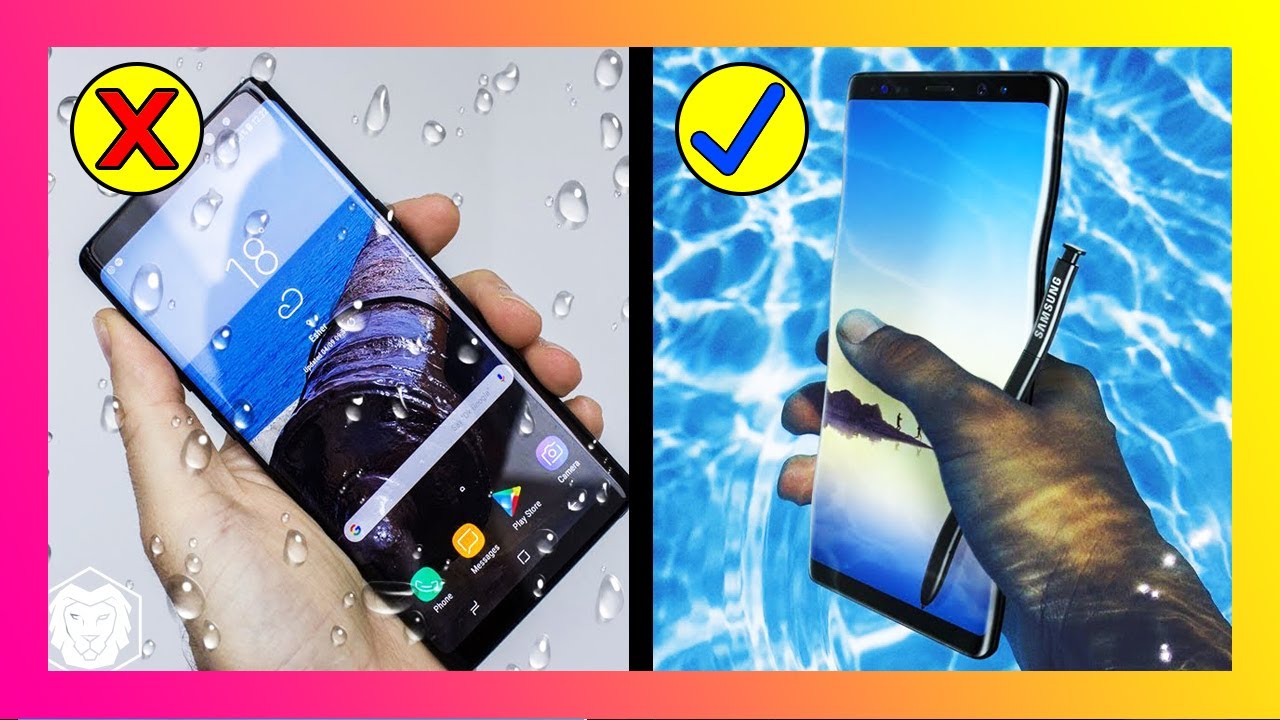 Los 7 MEJORES CELULARES CON PROTECCI&Oacute;N IP68! (2020) 💦🔥☑️
