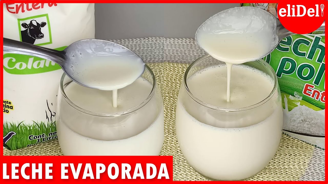 LECHE EVAPORADA CASERA con 1 INGREDIENTE ¿No consigues leche evapora? HAZLA TU Y AHORRA DINERO