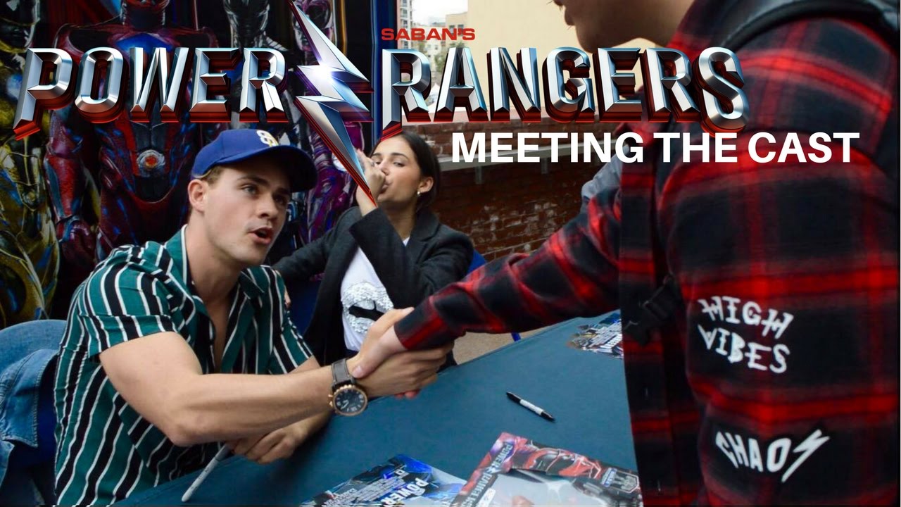 MEETING THE CAST OF #POWERRANGERS ! (2017) #RedRanger #PinkRanger #BlackRanger #POWERRANGERSMOVIE