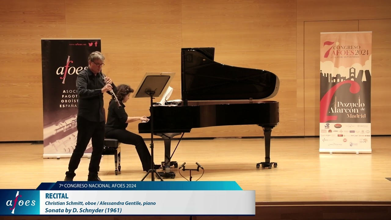 RECITAL OBOE Sonata, D. Schnyder (1961)