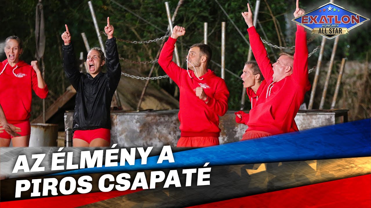 Az Élmény a Piros Csapaté | Exatlon Hungary All Star | 4. Évad | 9. Adás