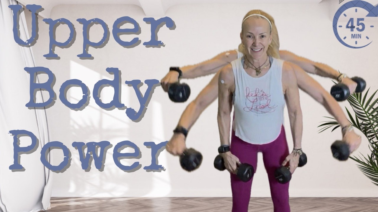 Chest, Shoulders & Triceps Workout for Women 40+ | Sculpted Upper Body Without Joint Pain