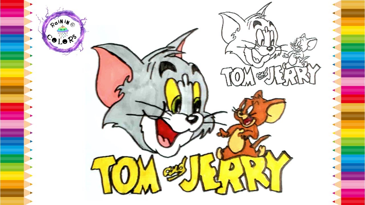 How To Draw Tom&Jerry | Drawing And Coloring For Kids #Tom #Jerry #rainingcolors #tomandjerry