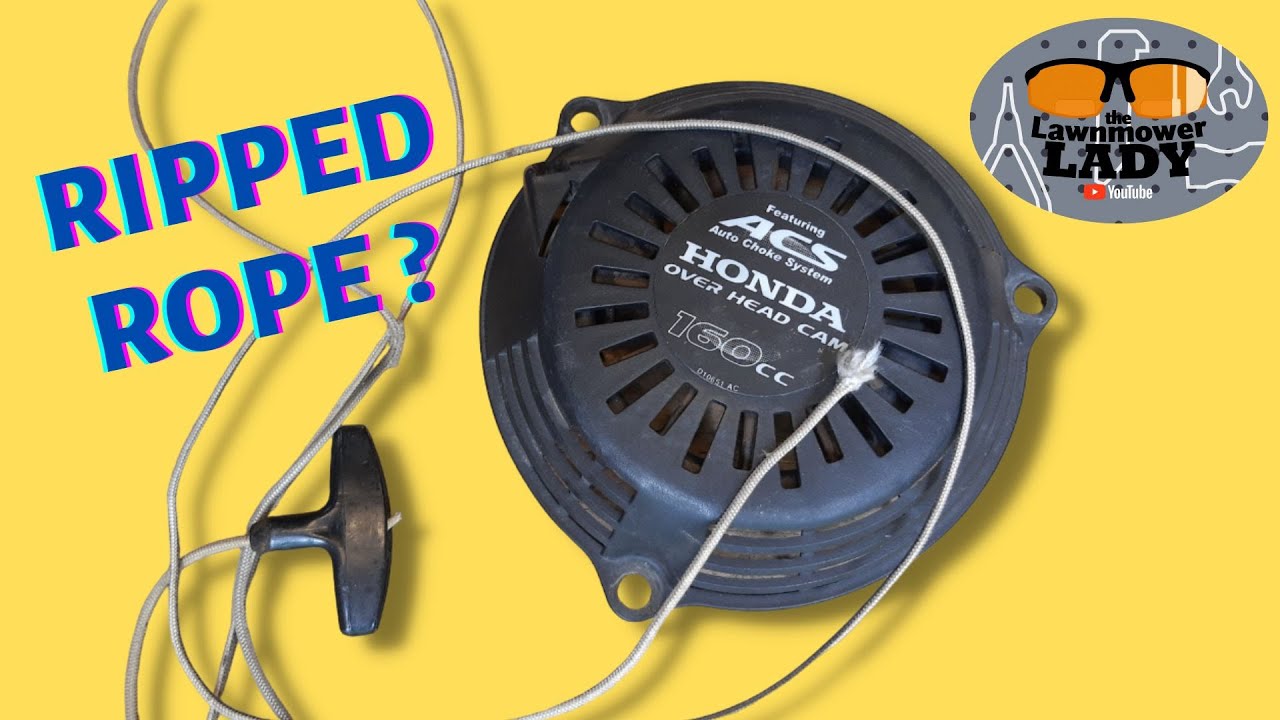 Порвался трос? Простая замена троса стартера Honda