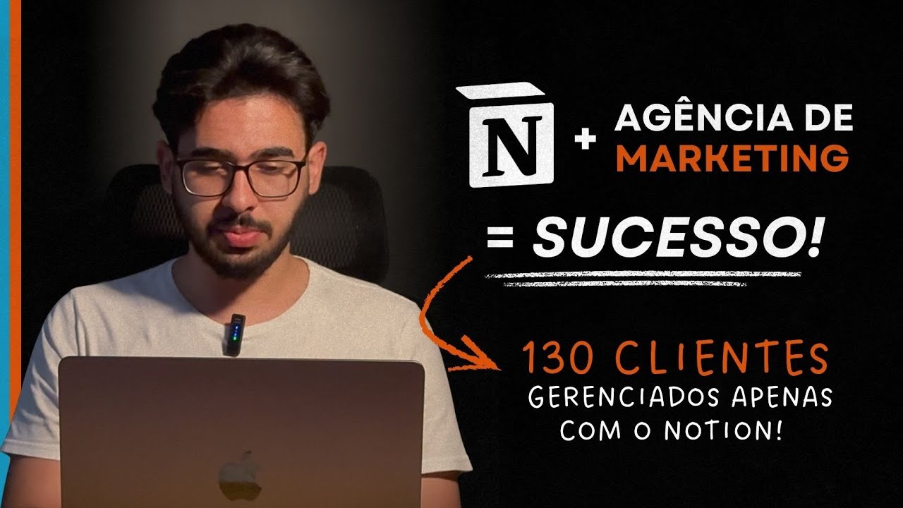 Essa agência atende 130 CLIENTES usando apenas o NOTION (MOSTREI TUDO!)