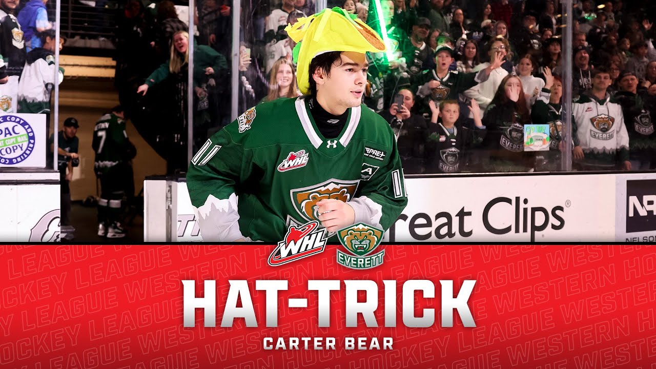 WHL Hat-Tricks &ndash; Carter Bear