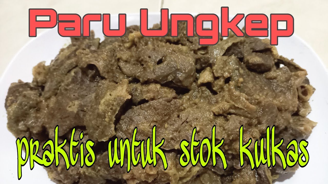 Masak Paru Ungkep Praktis untuk stok kulkas/Masakan Novi