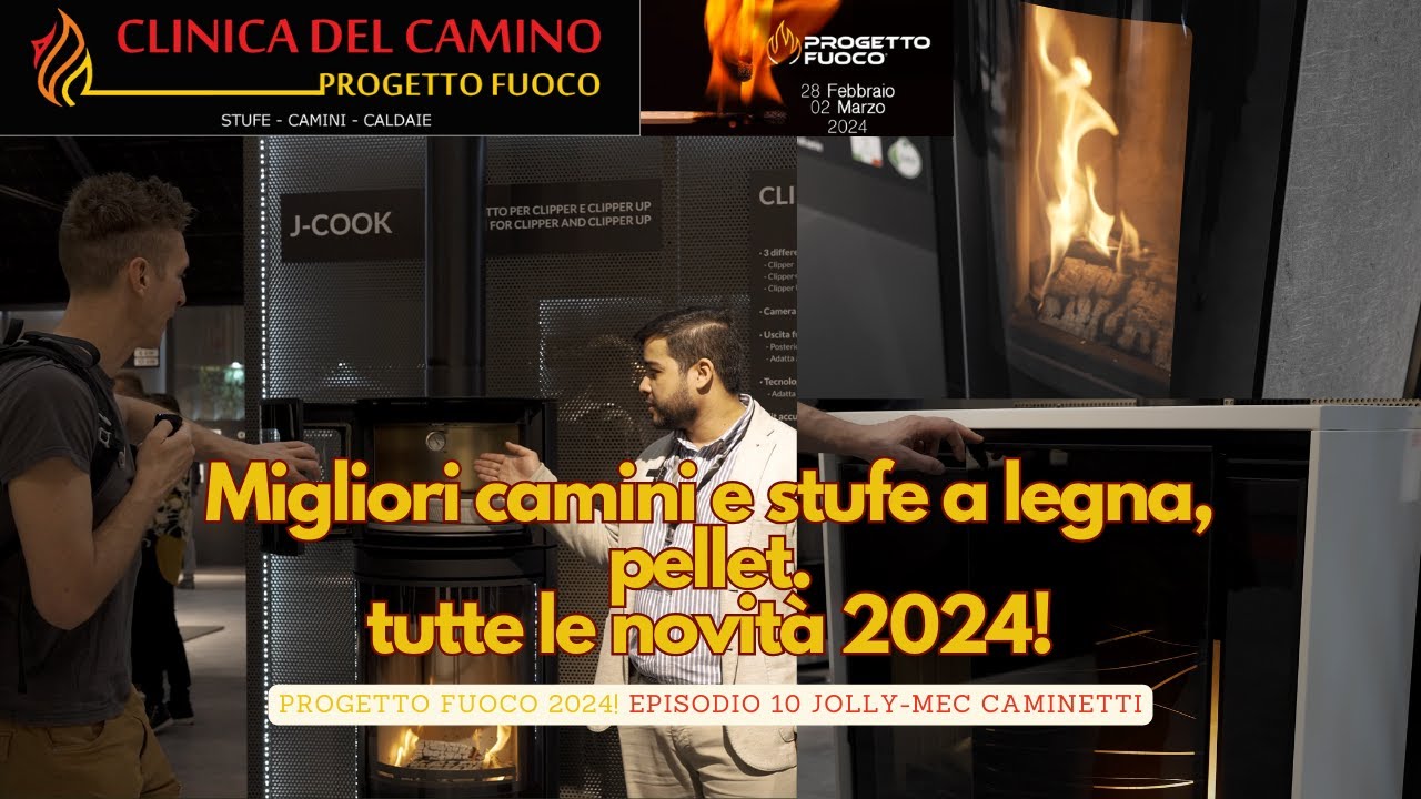 Migliori camini e stufe a legna? Progetto fuoco 2024! tutte le novità! JollyMec pt 10