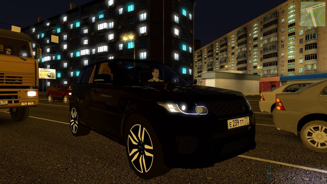 City Car Driving 1.5.1 - Range Rover Sport SVR Часть 1(1440p 60fps)