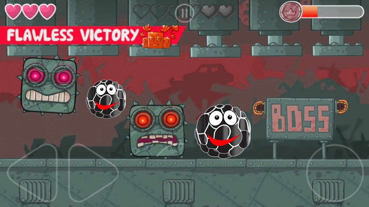 Red ball 4 Volume 3: Black Bilberry Complete game walkthrough with BOSSES killed