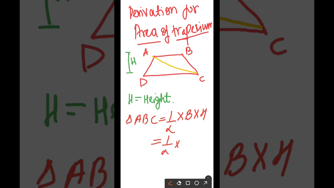area of Trapezium explained easily