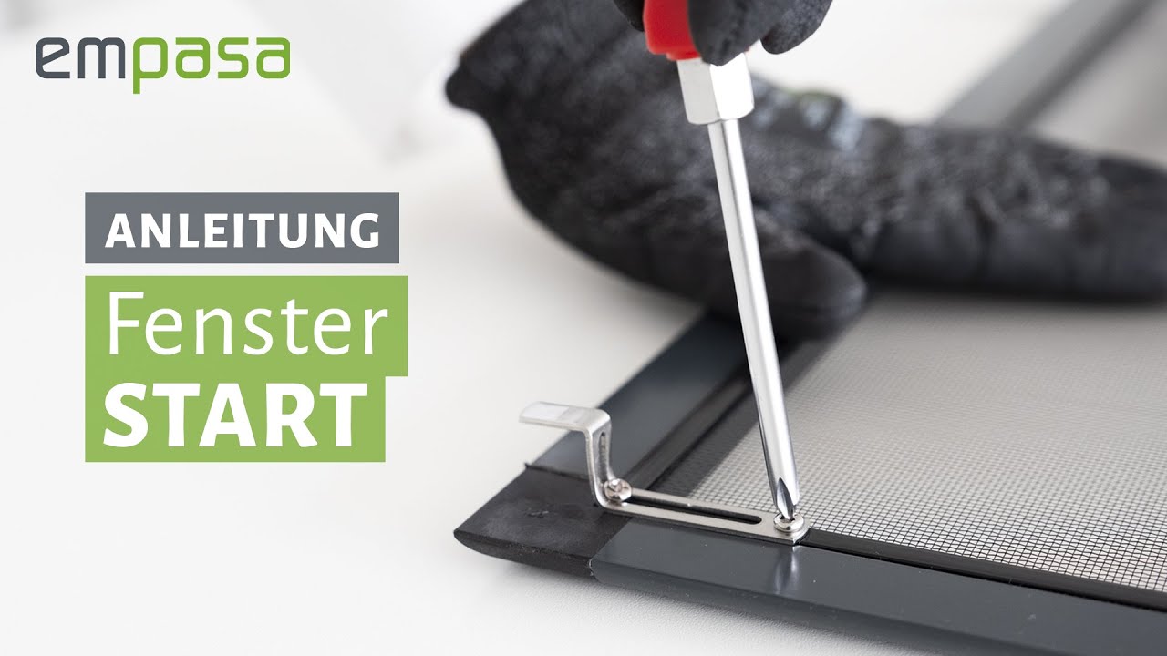 Fliegengitter Fenster START anbringen – Anleitung & Montagetipps | empasa