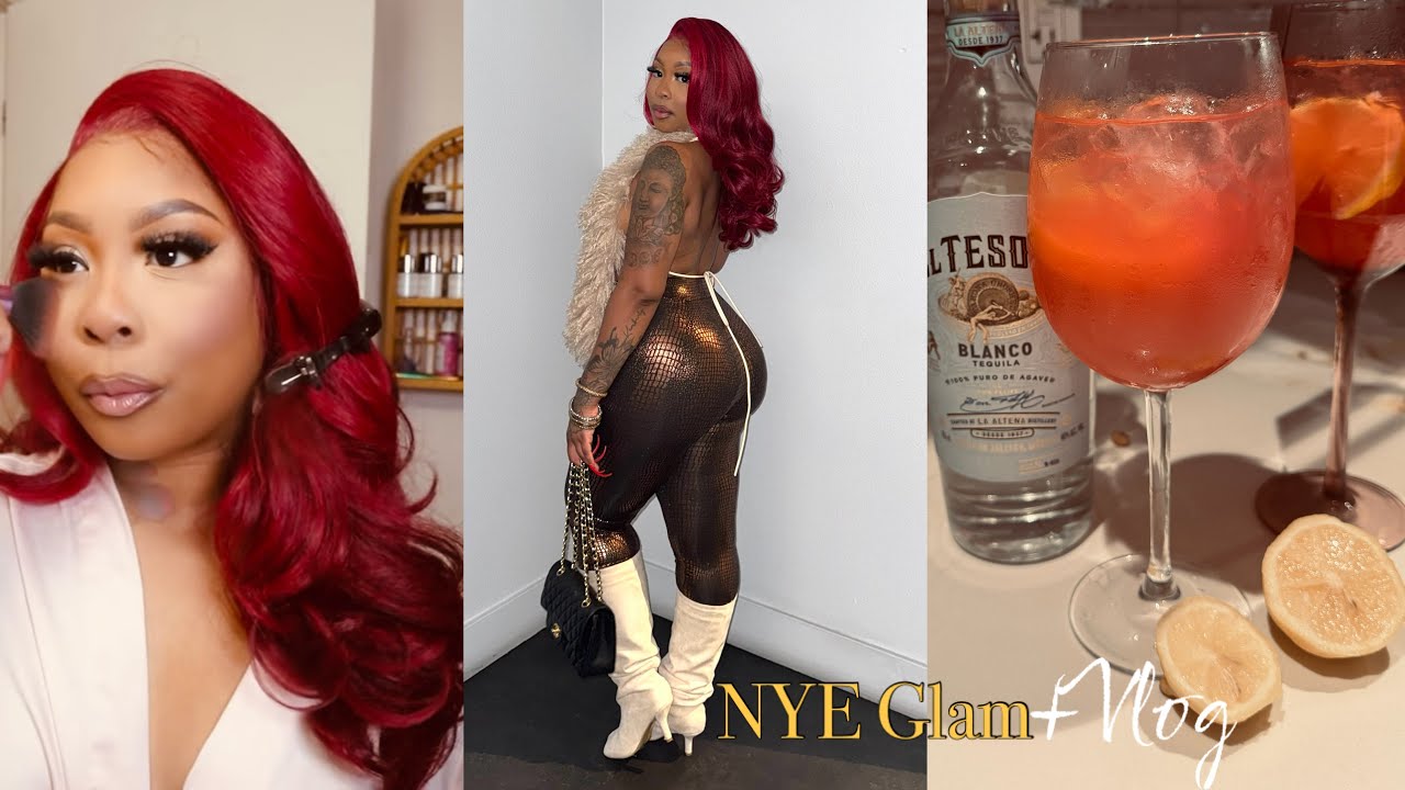 ✨Новогодний макияж и наряд + Видеоблог о Новом дне