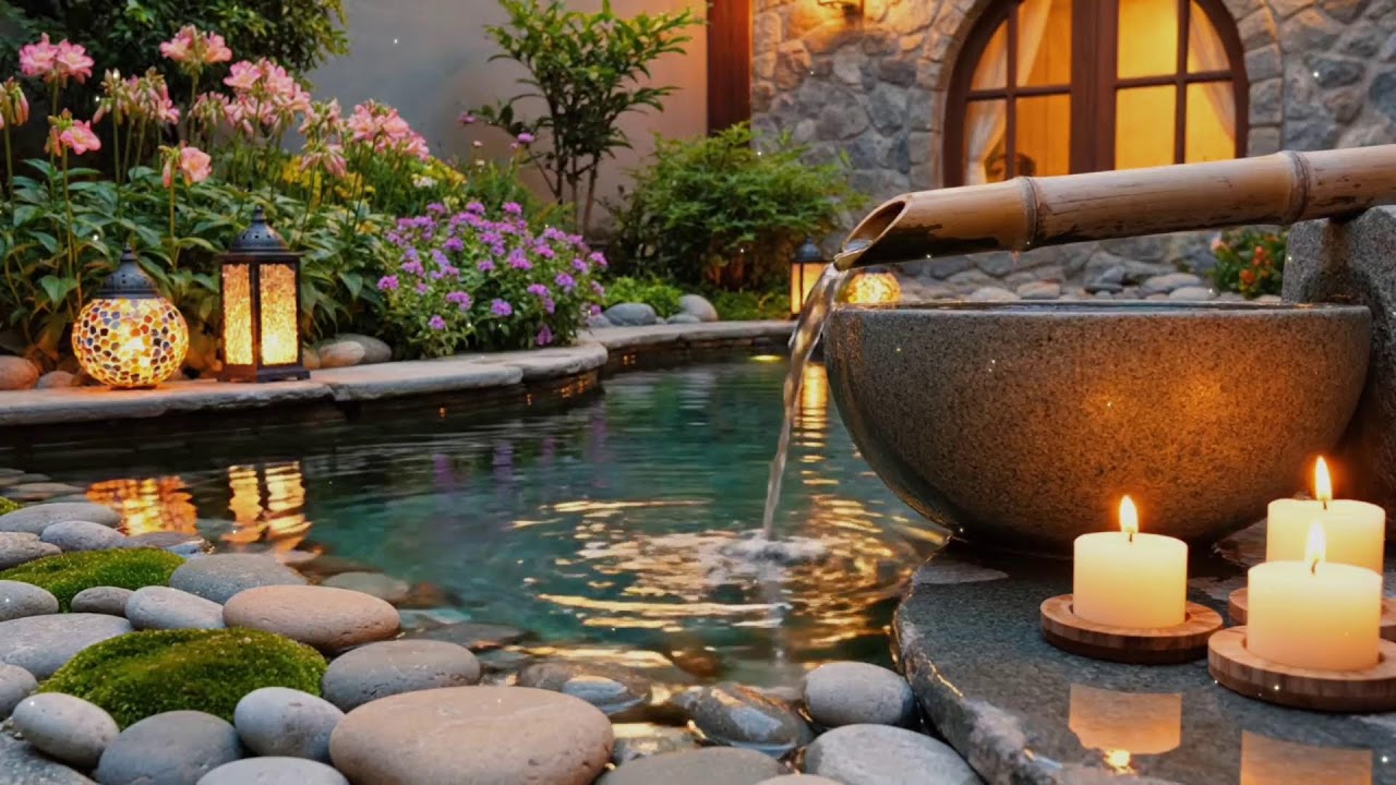 Gentle Piano & Natural Water Sounds 🌿 Relax Anxiety, Uplift Your Mood, Deep Calm