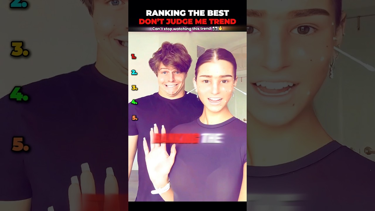 Ranking The Best Don’t Judge Me Challenge  ( NEW)