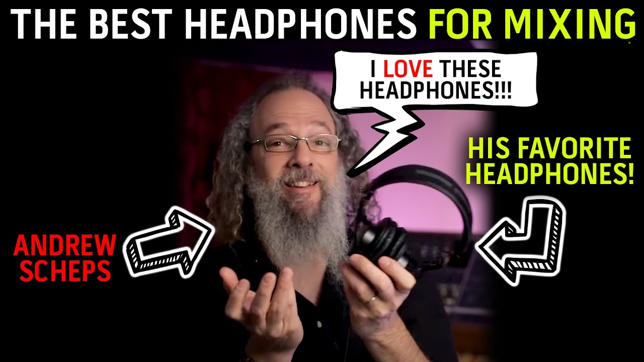 Studio Monitor Headphones for Mixing!!! Andrew Scheps FAVORITE Headphones to mix on - DEAL!