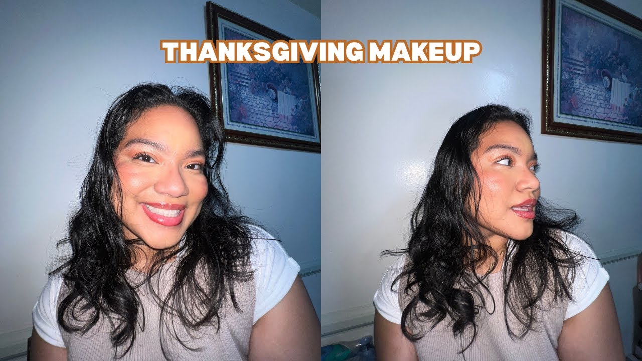 Soft Fall Glam Makeup for Thanksgiving 🍂 Easy & Pretty