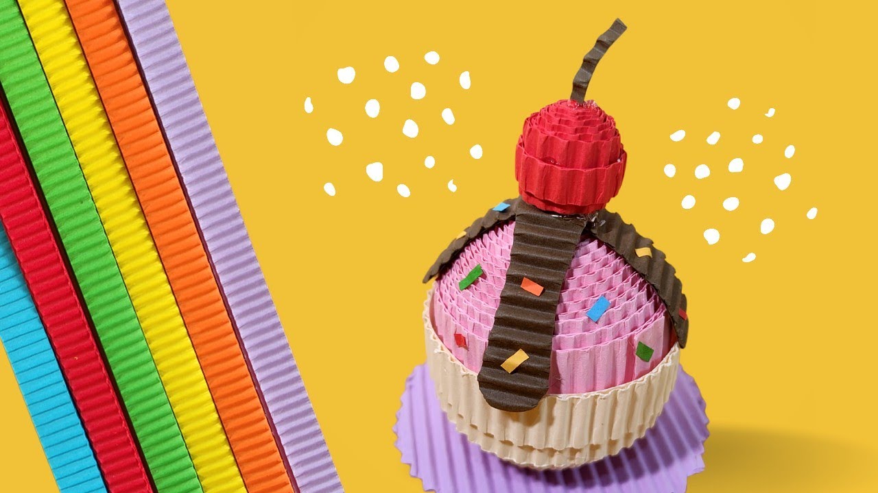 CUPCAKE Kokoru Lucu 🧁 Kerajinan dari Kertas KOKORU