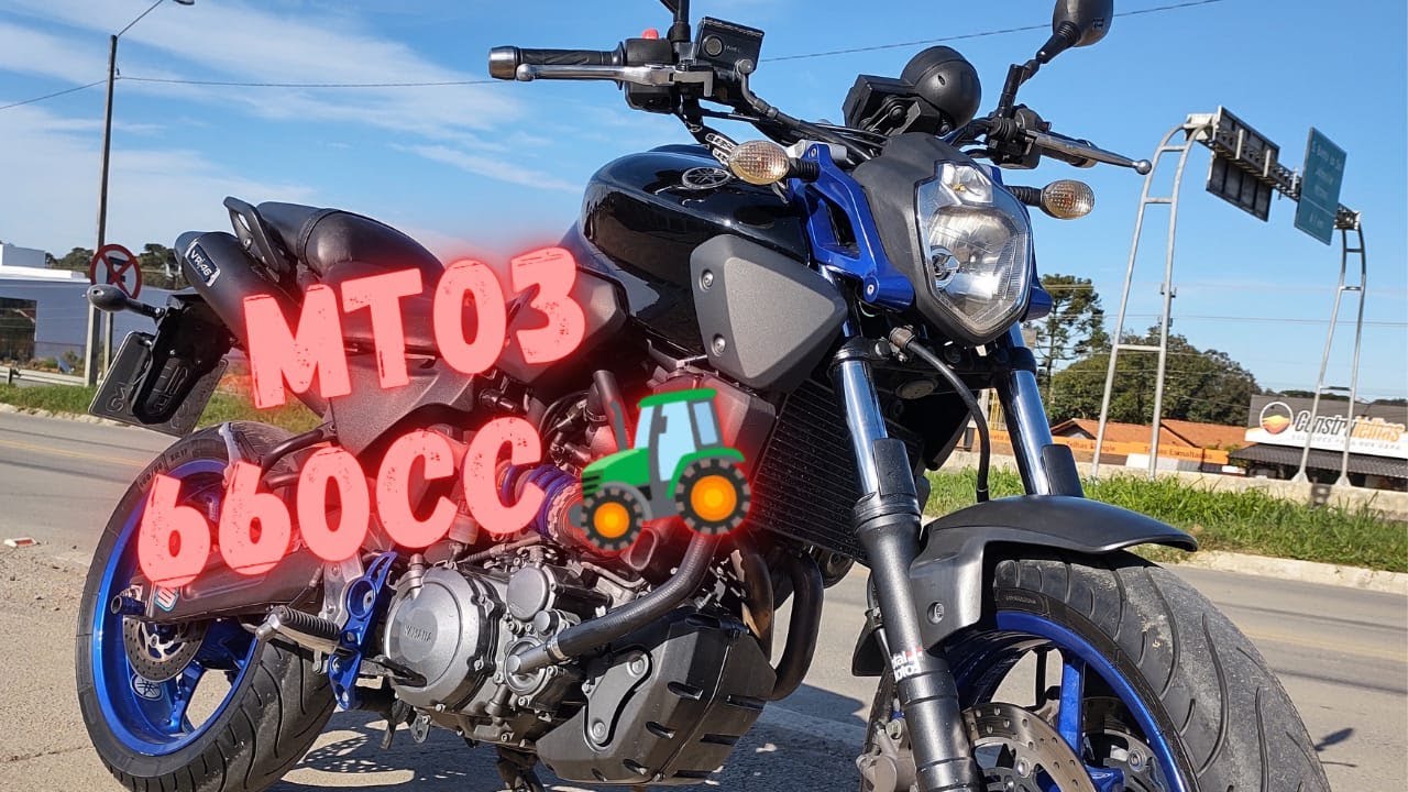 MT 03 660 CC ROLEZÃO COMPLETO!! (MUITO TORQUE, MOTO VEM NO PEITO 🚜​)
