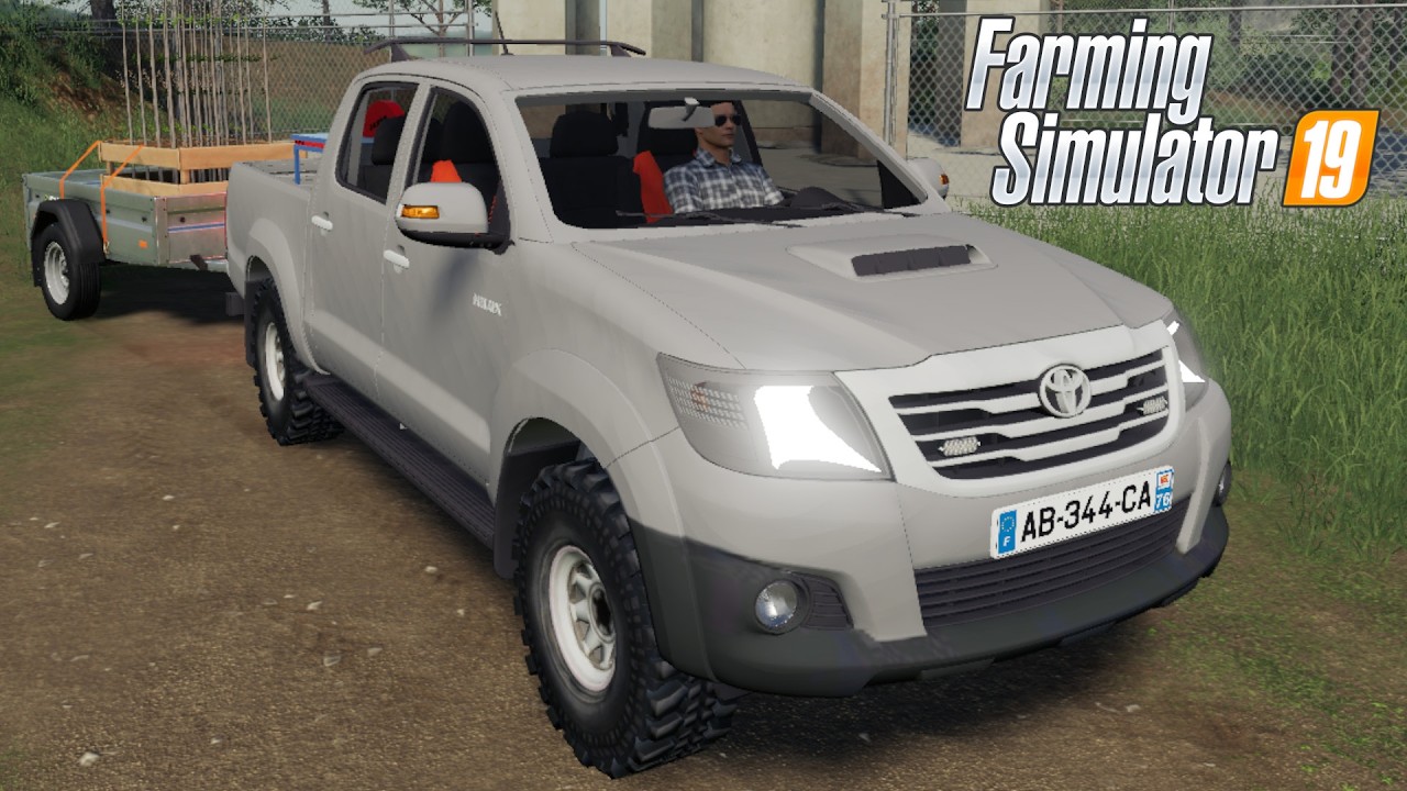 FS19 - 2011 Toyota Hilux Double Cab - NEW Car mod for Farming Simulator 2019 ROLEPLAY