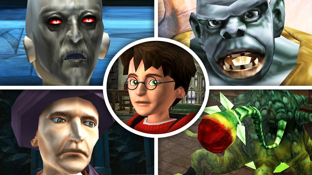 ГАРРИ ПОТТЕР И ФИЛОСОФСКИЙ КАМЕНЬ (PS2) — Все боссы и концовка (4K 60 кадров в секунду)